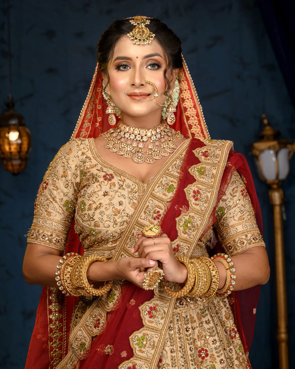 Satin Bridal Lehenga